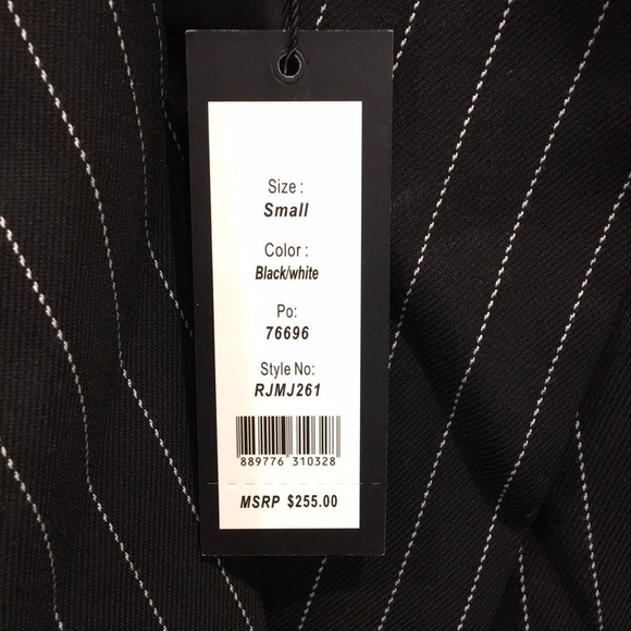 Romeo & Juliet Couture Pinstriped Blazer sz Small - Picture 3 of 6